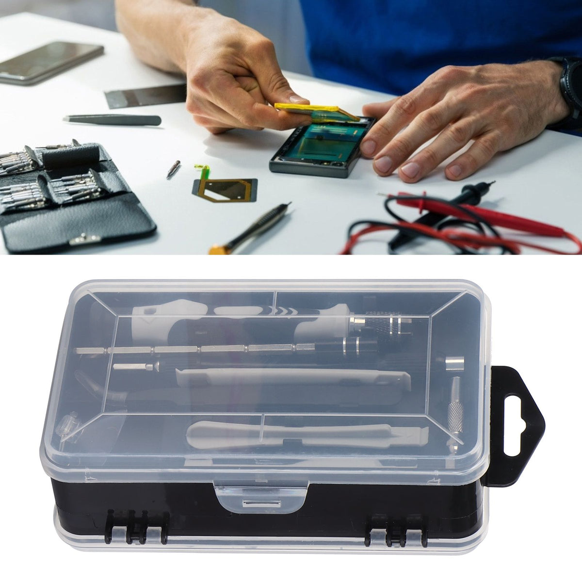 99in 1 Multifunction Screwdriver Set S2 Screw Bits for Watch Glasses Repair Tool
