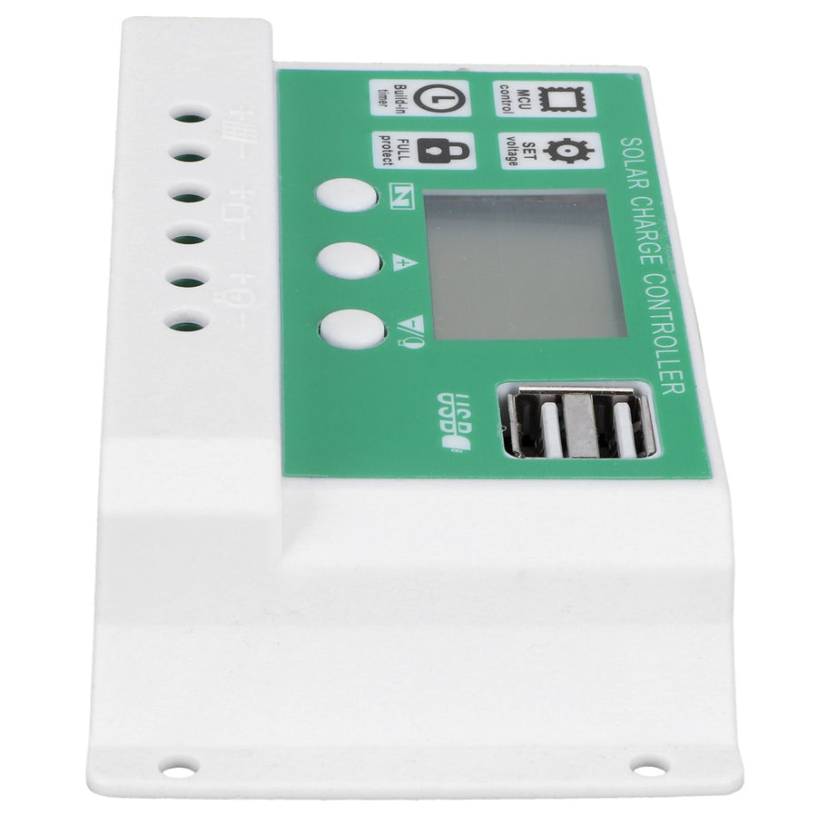 20A 12V 24V LCD Display Solar Charge Controller PWM Auto Focusing Tracking Charging