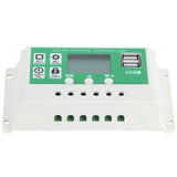 20A 12V 24V LCD Display Solar Charge Controller PWM Auto Focusing Tracking Charging