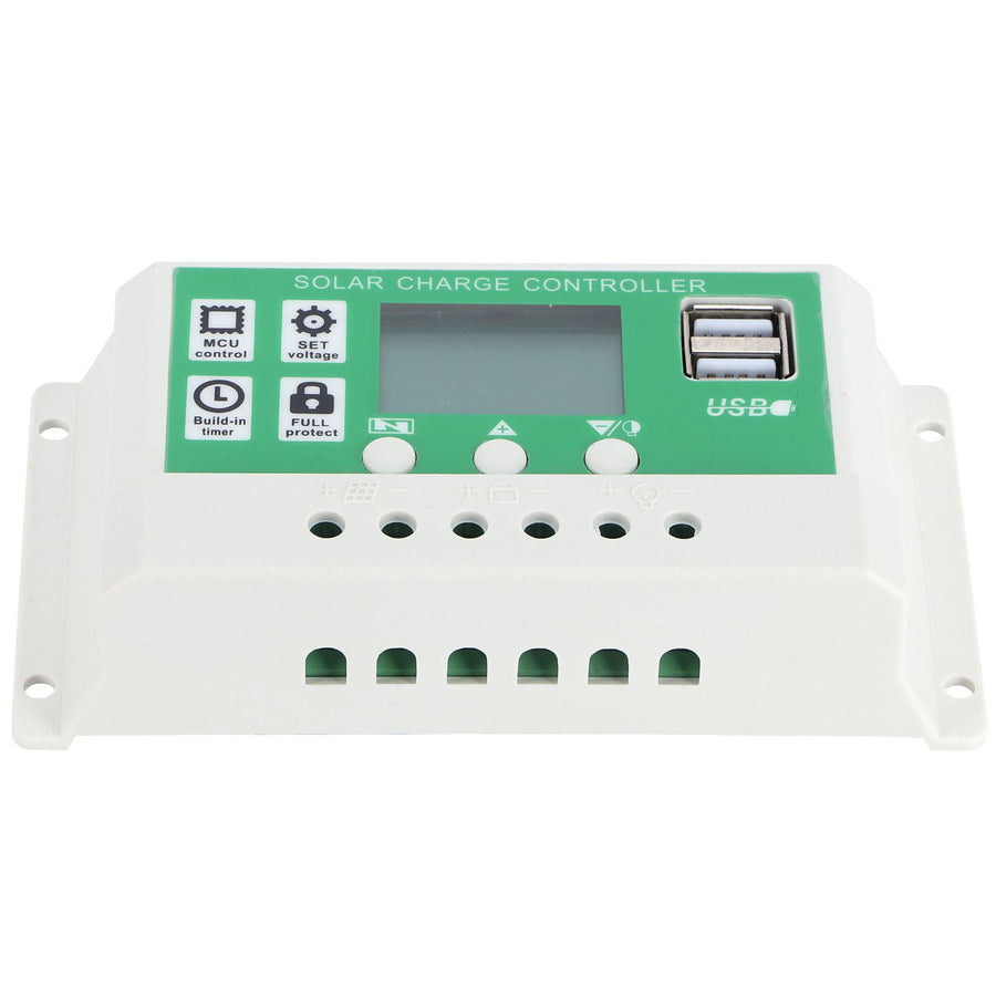 20A 12V 24V LCD Display Solar Charge Controller PWM Auto Focusing Tracking Charging