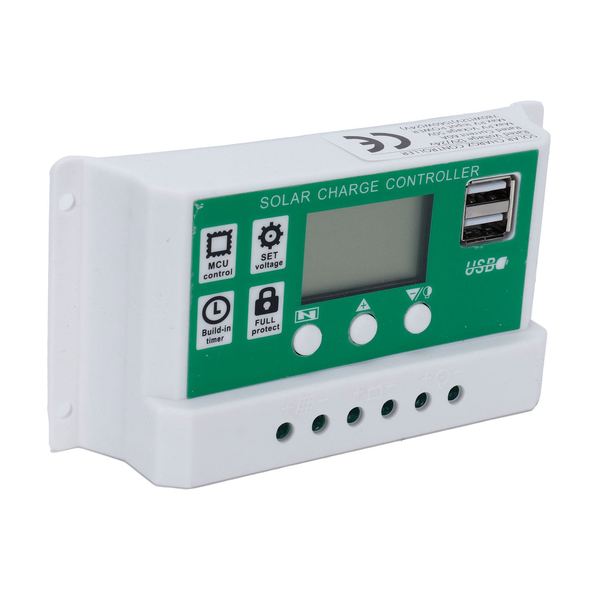 60A 12V 24V PWM Solar Panel Battery Regulator Charge Controller Auto Focusing Tracking
