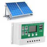 LCD Solar Charge Controller Adjustable 10A 12V 24V PWM Charging Regulator Accessory - Extra Image