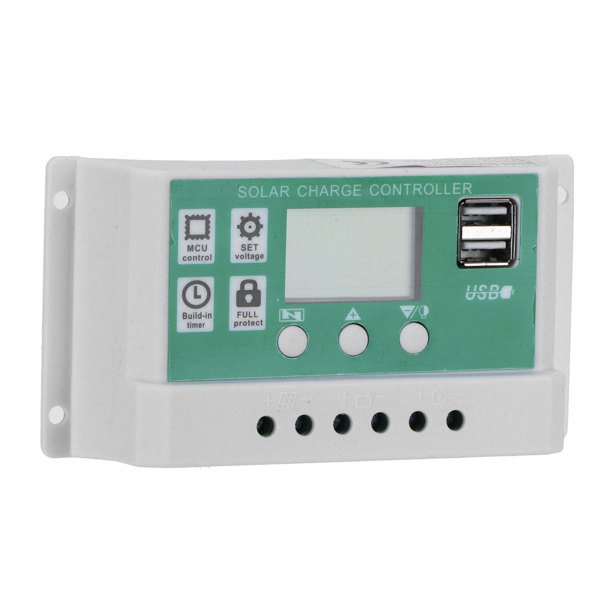 50A Solar Charge Controller LCD Display Adjustable 12V 24V Solar Panel Regulator