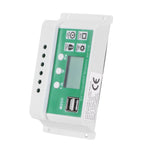 50A Solar Charge Controller LCD Display Adjustable 12V 24V Solar Panel Regulator