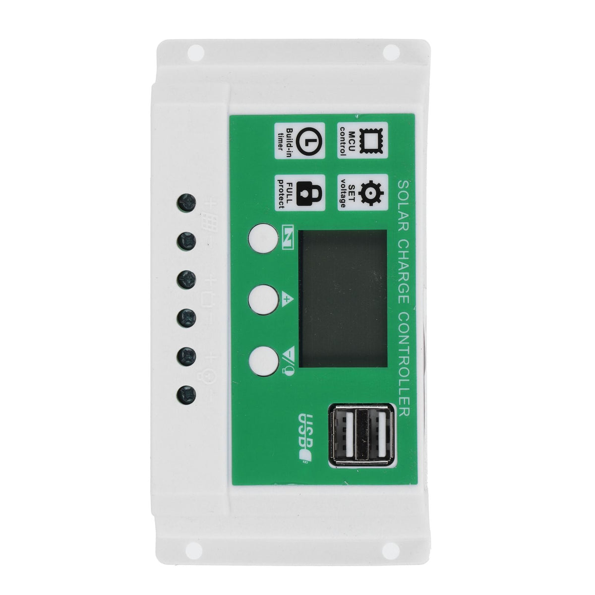 50A Solar Charge Controller LCD Display Adjustable 12V 24V Solar Panel Regulator