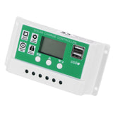 50A Solar Charge Controller LCD Display Adjustable 12V 24V Solar Panel Regulator