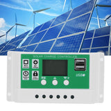 50A Solar Charge Controller LCD Display Adjustable 12V 24V Solar Panel Regulator - Extra Image