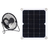 10W Solar Panel with Cooling Fan Photovoltaic Solar Panel for Home Pet Dog House