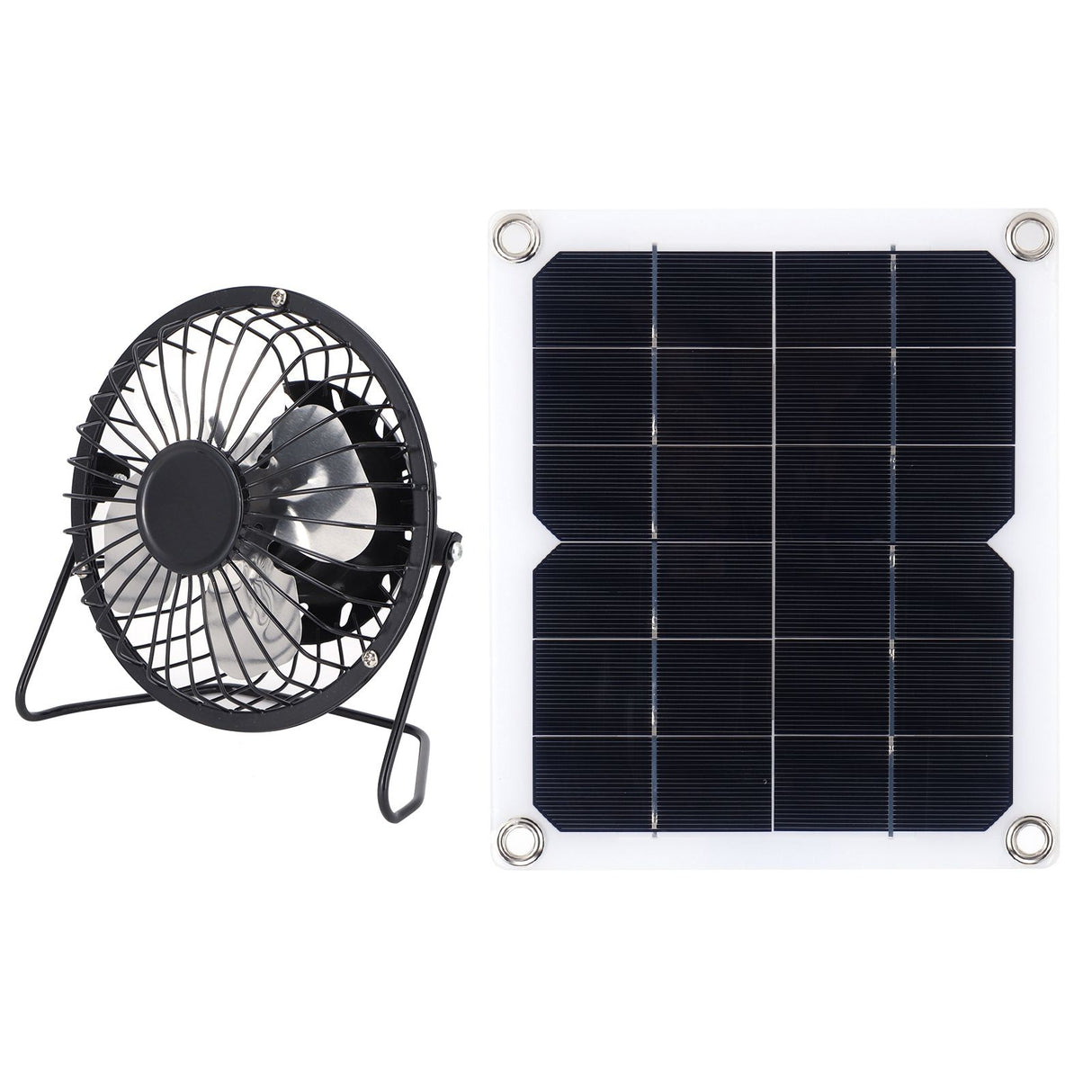 10W Solar Panel with Cooling Fan Photovoltaic Solar Panel for Home Pet Dog House