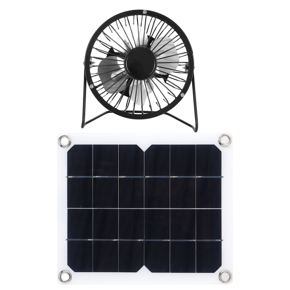 10W Solar Panel with Cooling Fan Photovoltaic Solar Panel for Home Pet Dog House