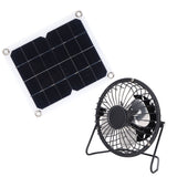 10W Solar Panel with Cooling Fan Photovoltaic Solar Panel for Home Pet Dog House