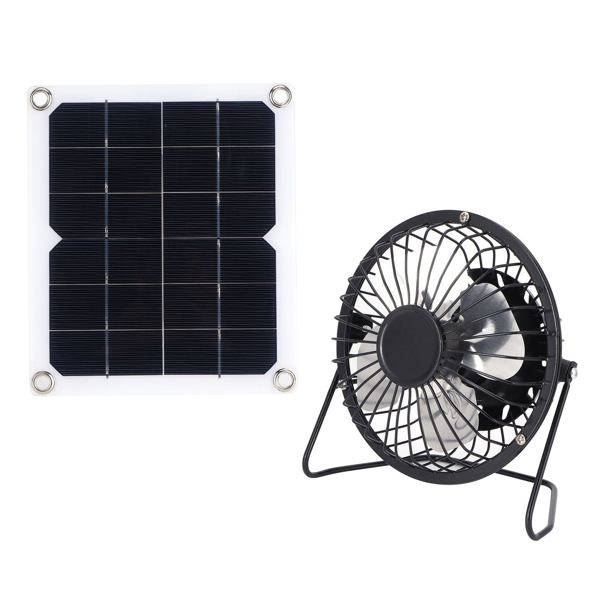 10W Solar Panel with Cooling Fan Photovoltaic Solar Panel for Home Pet Dog House