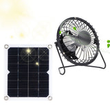 10W Solar Panel with Cooling Fan Photovoltaic Solar Panel for Home Pet Dog House
