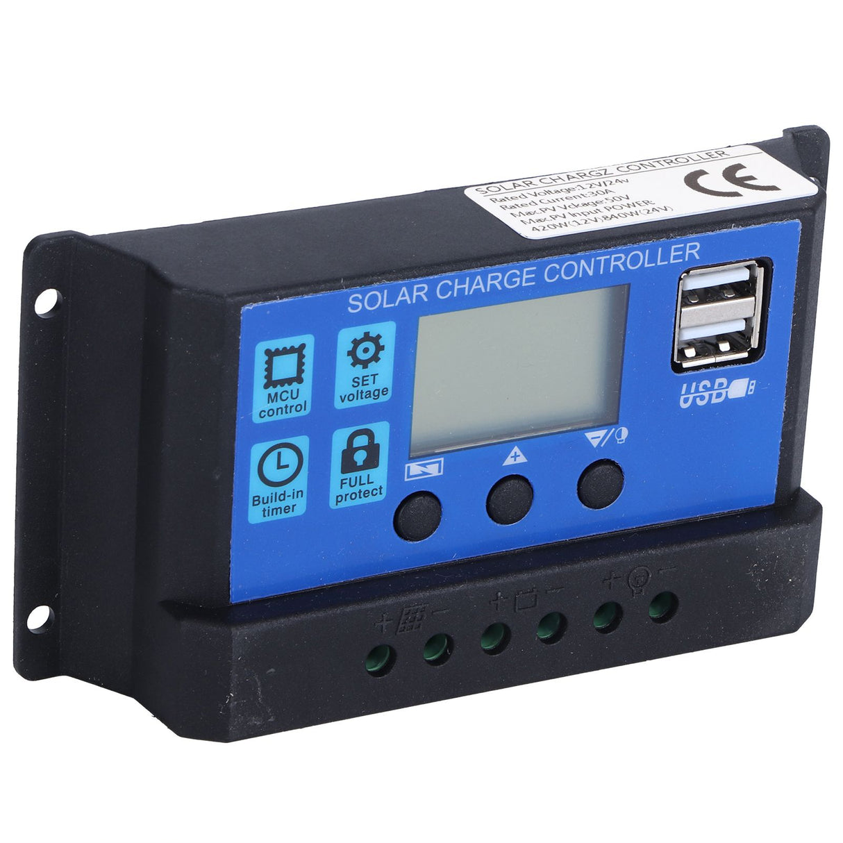 Solar Panel Kit 10W 18V Polysilicon Photovoltaic Module with Solar Charge Controller for RV