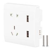 Multi-Functional Wall Power Outlet Socket with 2 USB Port 13A for Home Office AU Plug 110/220V
