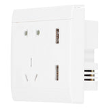 Multi-Functional Wall Power Outlet Socket with 2 USB Port 13A for Home Office AU Plug 110/220V