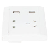 Multi-Functional Wall Power Outlet Socket with 2 USB Port 13A for Home Office AU Plug 110/220V - Top-Down View