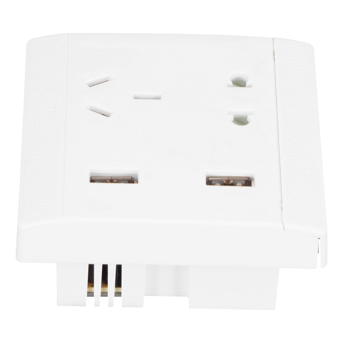 Multi-Functional Wall Power Outlet Socket with 2 USB Port 13A for Home Office AU Plug 110/220V