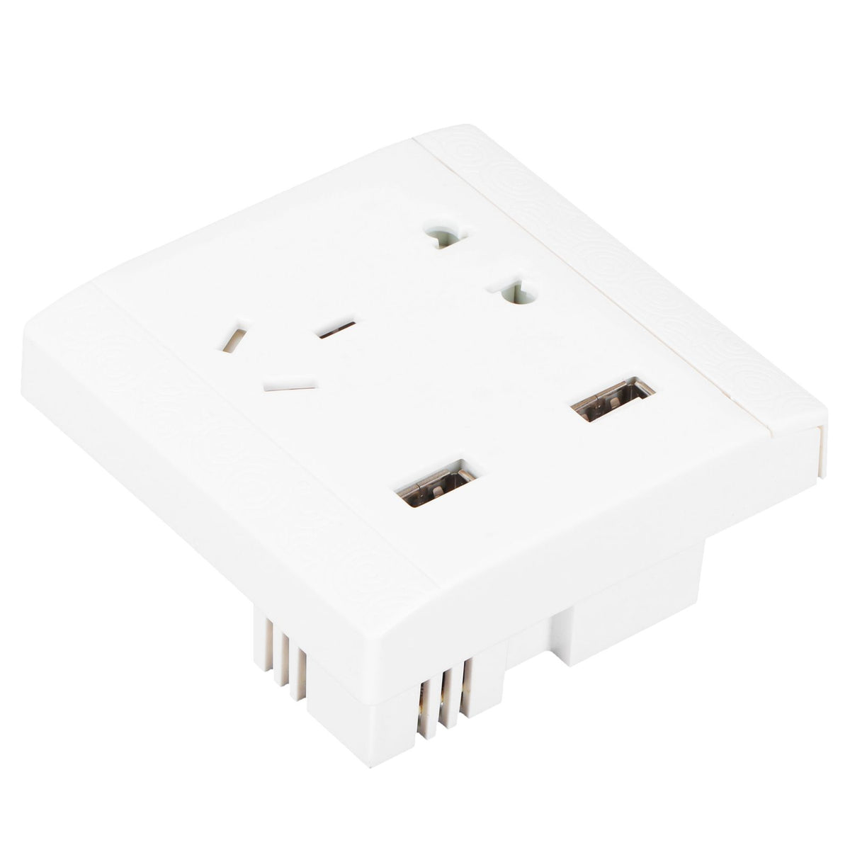 Multi-Functional Wall Power Outlet Socket with 2 USB Port 13A for Home Office AU Plug 110/220V