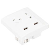 Multi-Functional Wall Power Outlet Socket with 2 USB Port 13A for Home Office AU Plug 110/220V