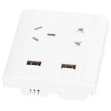 Multi-Functional Wall Power Outlet Socket with 2 USB Port 13A for Home Office AU Plug 110/220V