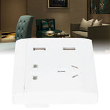 Multi-Functional Wall Power Outlet Socket with 2 USB Port 13A for Home Office AU Plug 110/220V