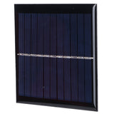 1W 5.5V Solar Panel Board DIY Polysilicon Solar Charging Module for 3.7V-5V Battery - Rear View