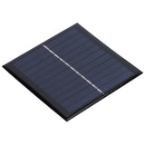 1W 5.5V Solar Panel Board DIY Polysilicon Solar Charging Module for 3.7V-5V Battery - Close-Up Angle