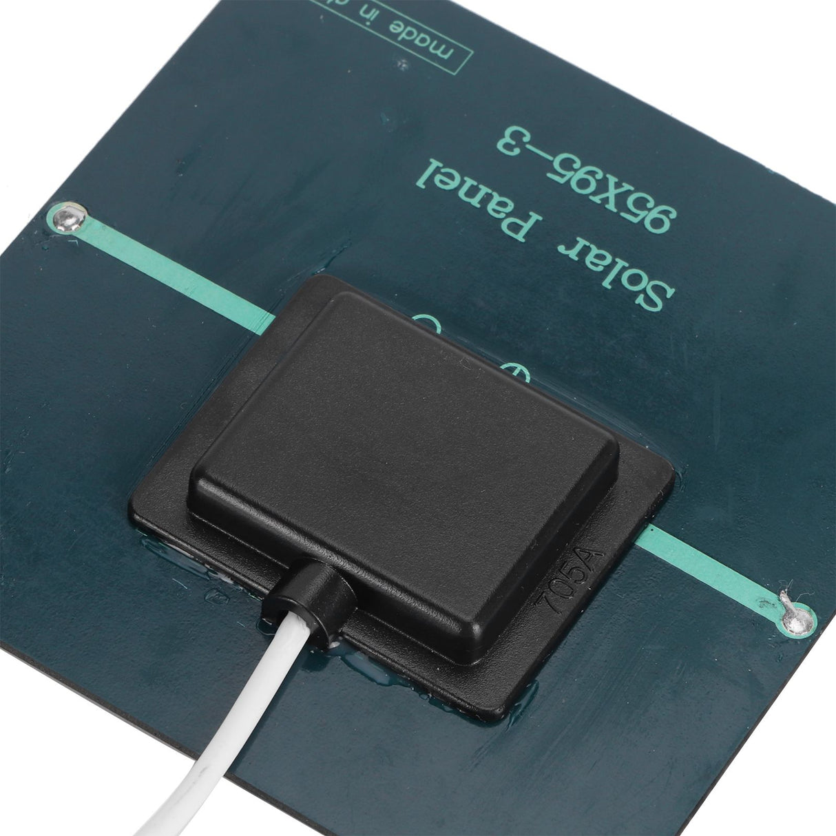 1W 5.5V Solar Panel Board DIY Polysilicon Solar Charging Module for 3.7V-5V Battery