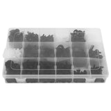 415Pcs Car Push Retainer Clips Assortment Kit Bumper Fasteners with Removers Tools - Front View