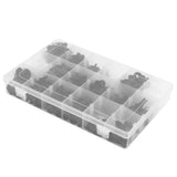 415Pcs Car Push Retainer Clips Assortment Kit Bumper Fasteners with Removers Tools - Side View