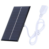 1W 6V Solar Panel Polysilicon DIY Solar Charging Board for Toys Lamps Water Pumps - Rear View
