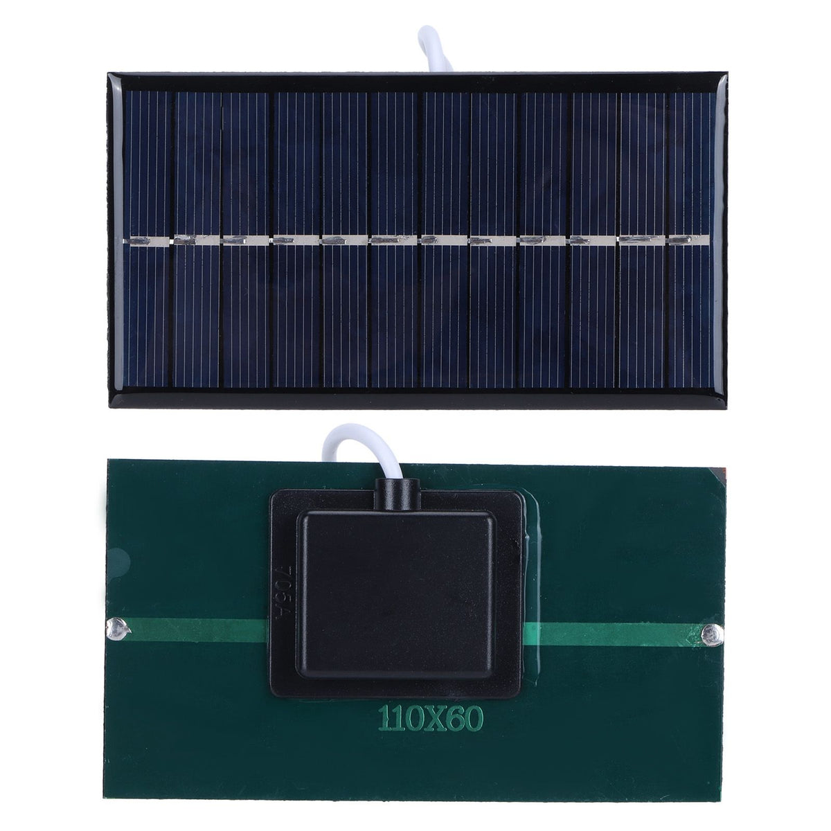 1W 6V Solar Panel Polysilicon DIY Solar Charging Board for Toys Lamps Water Pumps