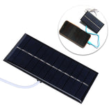 1W 6V Solar Panel Polysilicon DIY Solar Charging Board for Toys Lamps Water Pumps