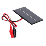 0.6W 6V Solar Panel Module Portable DIY Polysilicon Solar Charger for Toys Lights 3.7V Battery