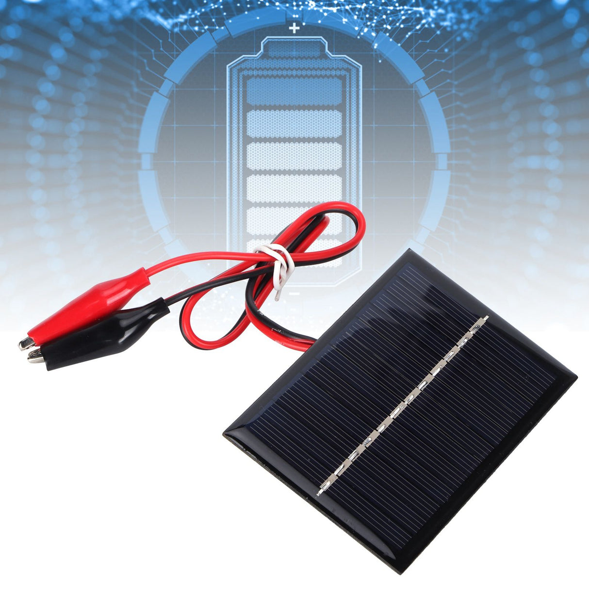 0.6W 6V Solar Panel Module Portable DIY Polysilicon Solar Charger for Toys Lights 3.7V Battery