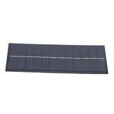 2.5W 9V Solar Panel Polysilicon DIY Solar Charging Board Charger Module Accessories - Top-Down View