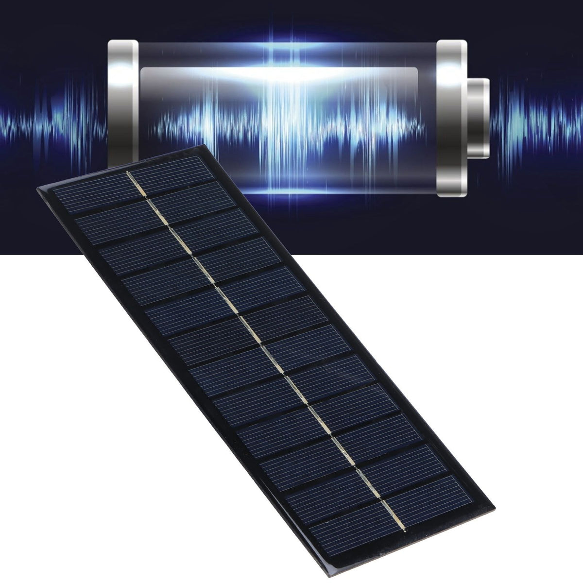 2.5W 9V Solar Panel Polysilicon DIY Solar Charging Board Charger Module Accessories