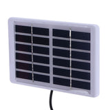 1.2W 6V Solar Panel with Micro USB Port Polycrystalline Silicon Solar Charging Board - Top-Down View