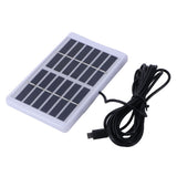 1.2W 6V Solar Panel with Micro USB Port Polycrystalline Silicon Solar Charging Board
