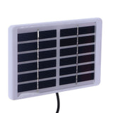 1.2W 6V Solar Panel with Micro USB Port Polycrystalline Silicon Solar Charging Board - Low Angle