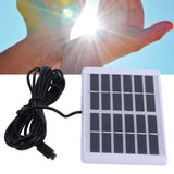 1.2W 6V Solar Panel with Micro USB Port Polycrystalline Silicon Solar Charging Board - Extra Image
