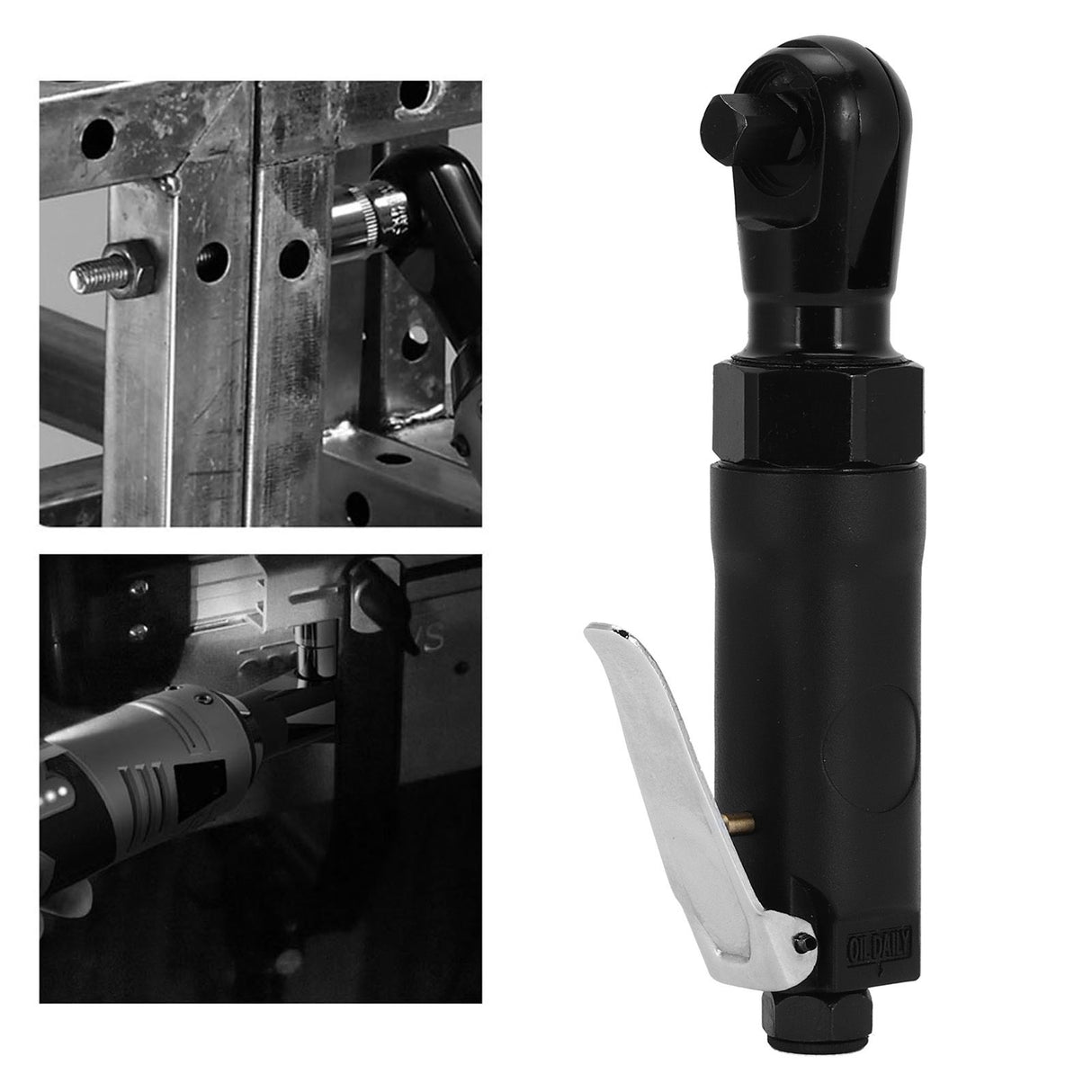 3/8 Mini Ratchet Wrench Forward and Reverse Portable Mini Pneumatic Ratchet Wrench Hand Tool