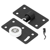 Sliding Door Wheel Wardrobe Cabinet Closet Furniture Grooved Wheel Sliding Door Hardware - 45-Degree Angle