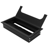Desk Grommet Desk Cord Cable Hole Cover Box Cable Hole Cord Management Organizer - Low Angle