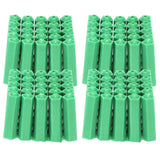 100Pcs M6 Expansion Pipe Plastic Wall Plug Fixing Expansion Tube Accessory Green