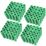 100Pcs M6 Expansion Pipe Plastic Wall Plug Fixing Expansion Tube Accessory Green - Close-Up Angle