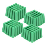 100Pcs M6 Expansion Pipe Plastic Wall Plug Fixing Expansion Tube Accessory Green - Low Angle