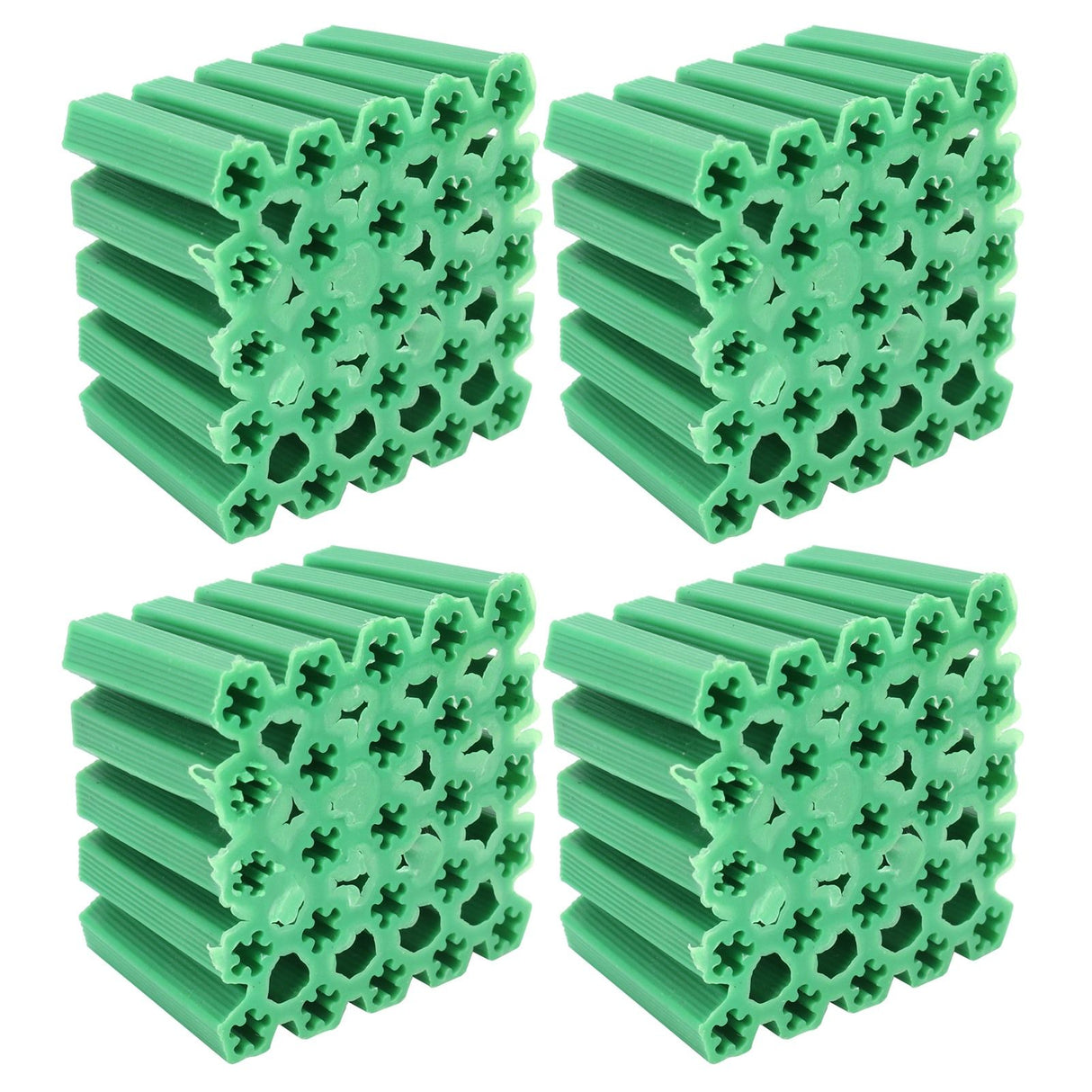 100Pcs M6 Expansion Pipe Plastic Wall Plug Fixing Expansion Tube Accessory Green
