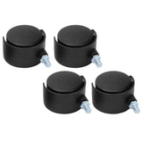 4Pcs 2in Caster Waterproof 360 Degree Rotatable Universal Wheels for Cabinet Trolley - Close-Up Angle